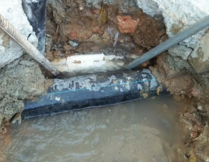 日土测漏水之水管漏水